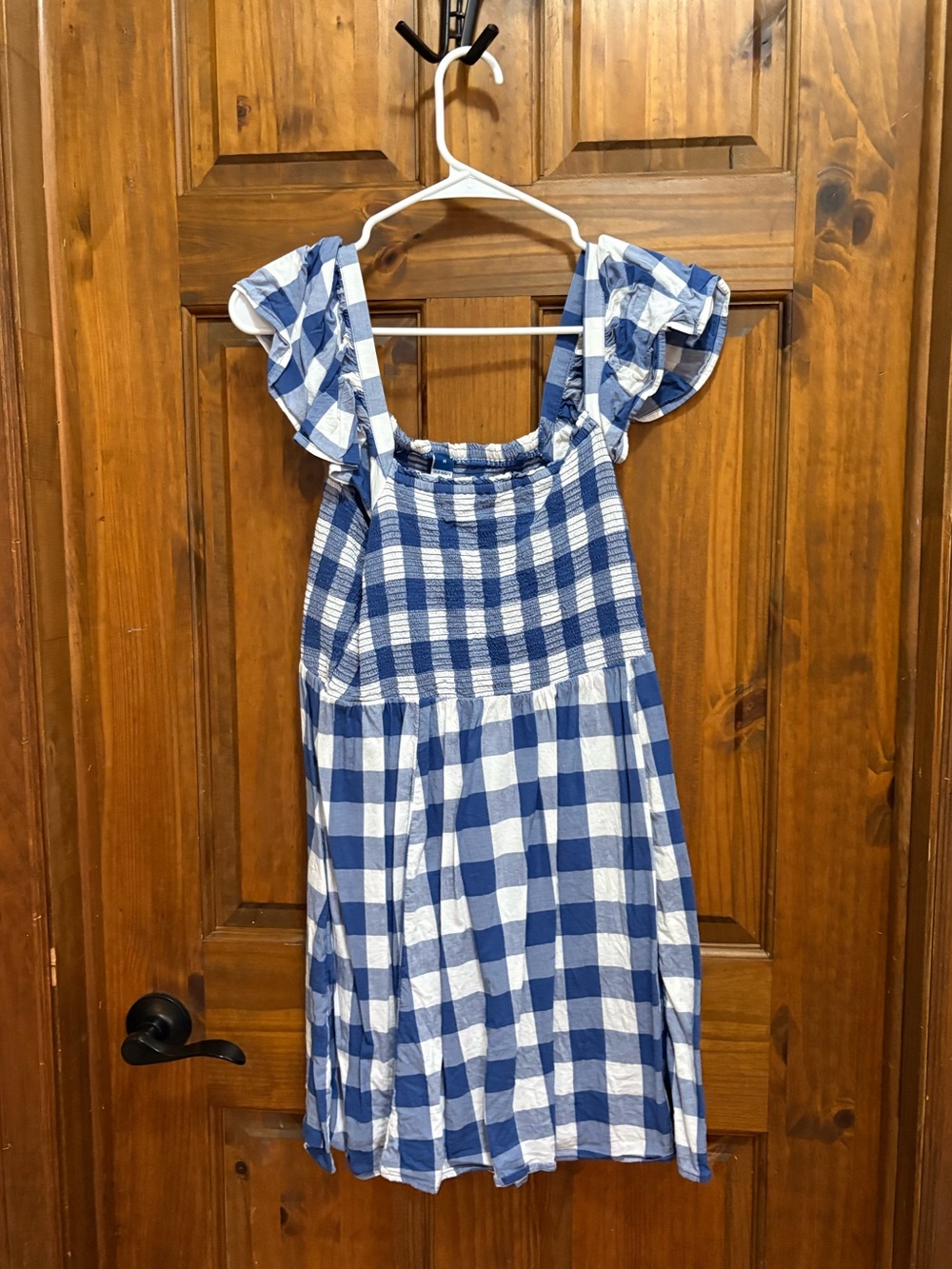 Old Navy Blue and White Gingham Sundress
